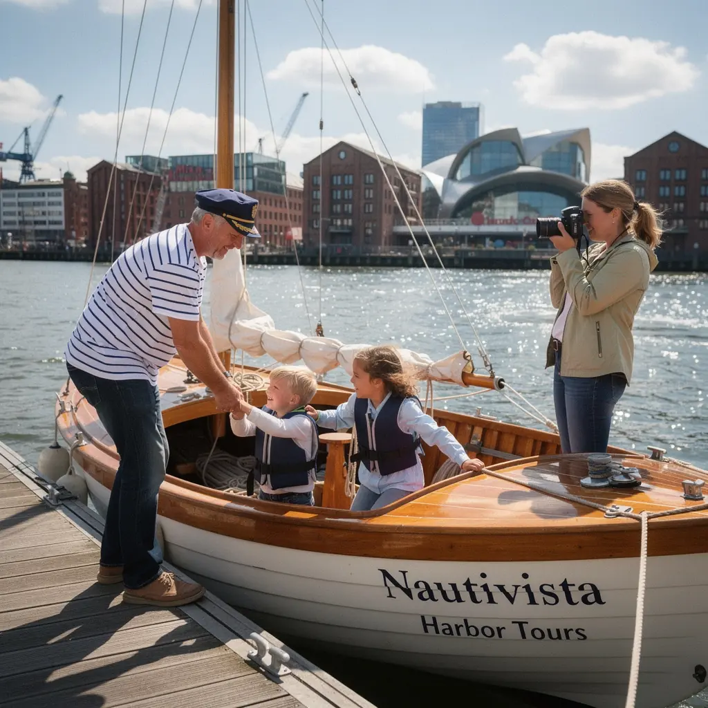 Ein typischer Fischmarkt in Hamburg, wo frische Meeresfrüchte und lokale Spezialitäten angeboten werden.